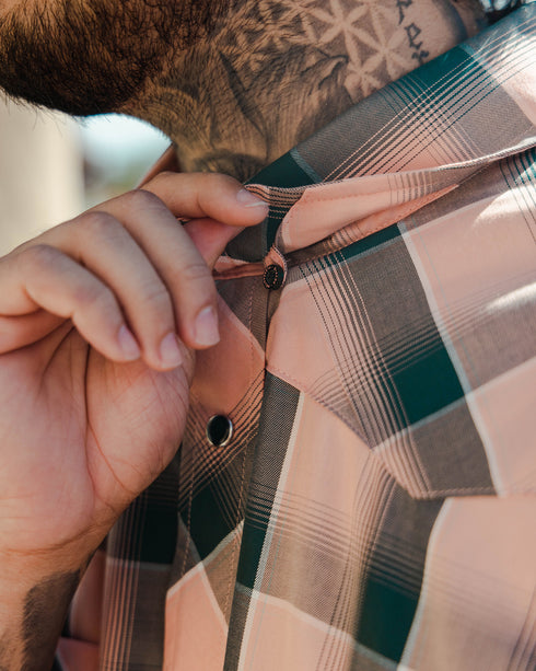 THE PLEASANTON BAMBOO SHORT SLEEVE BUTTON UP - MENS